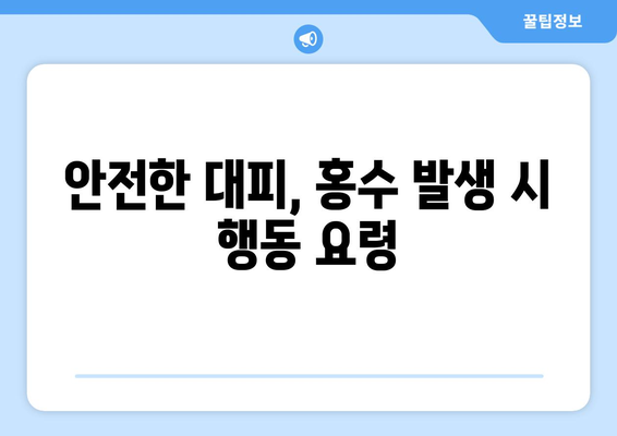 장마철 홍수, 안전하게 대비하는 5가지 방법 | 홍수 대비, 안전 수칙, 피해 예방