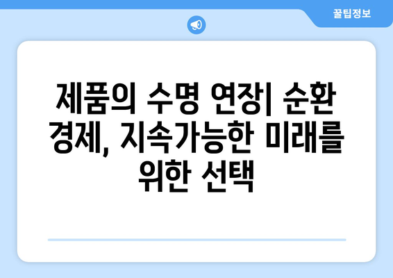 순환 경제, 쓰임새 끝난 제품의 가치를 지켜낼 수 있을까? | 지속가능한 소비, 폐기물 감축, 자원 재활용