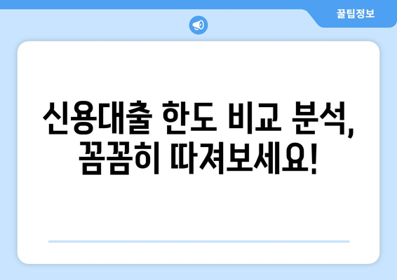 맞춤 대출로 개인 신용 대출 한도 극대화하기| 비교 분석 & 전략 | 개인 신용 대출, 한도 상향, 맞춤 대출, 비교 분석