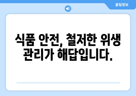 코로나19 시대, 식품 안전 지키기| 위험 관리와 예방 조치 가이드 | 식품 안전, 코로나19, 위생, 안전 관리