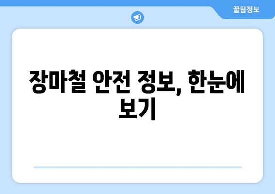 장마철 1주 내내 장맛비 온다는데, 어떻게 대비해야 할까요? | 장마, 대비, 꿀팁, 안전