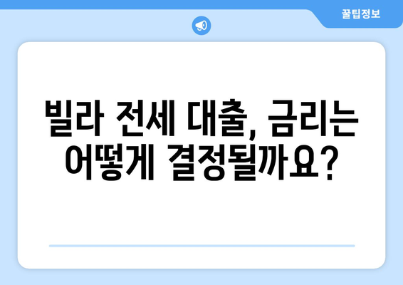 빌라 전세 보증금 반환 대출, 한도와 조건 완벽 가이드 | 빌라 전세, 보증금, 대출, 금리, 조건, 한도, 서류