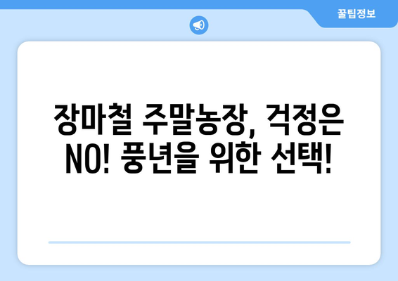 장마에도 풍년! 주말농장, 비 맞아도 잘 자라는 작물 5가지 추천 | 장마철 주말농장, 농작물, 재배 팁